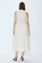 Load image into Gallery viewer, PISTOLA GLADYS SMOCKED BODICE DRESS - OYSTER SHELL
