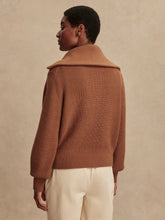Load image into Gallery viewer, VARLEY MAURA HALF-ZIP RIB KNIT - CARAMEL PECAN
