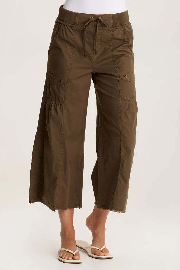 XCVI SEAVER POPLIN WIDE LEG CROP PANT - WESTGATE
