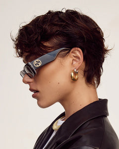 LUV AJ CLEO HOOPS - GOLD