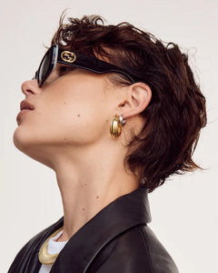 LUV AJ CLEO HOOPS - GOLD