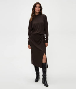 MICHAEL STARS LILA MIDI DRESS - JAVA