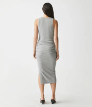 Load image into Gallery viewer, MICHAEL STARS WREN RIBBED MIDI DRESS - HEATHER GREY
