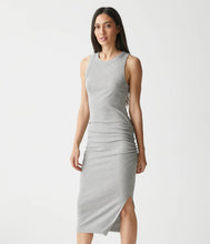 Load image into Gallery viewer, MICHAEL STARS WREN RIBBED MIDI DRESS - HEATHER GREY
