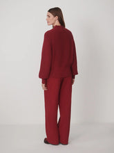Load image into Gallery viewer, VARLEY MARTINA HIGH-NECK RIB KNIT - RUMBA ROSE
