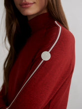 Load image into Gallery viewer, VARLEY ALWAYS WARM MOCK-NECK BASELAYER - RED DAHLIA MARL
