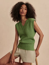 Load image into Gallery viewer, VARLEY ANTONELLA KNIT VEST - ENGLISH IVY
