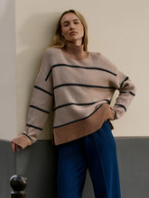 Load image into Gallery viewer, VARLEY HOLLAND KNIT SWEATER - MID TAN
