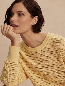 VARLEY KERSHAW SWEAT - SOFT SUNLIGHT