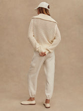 Load image into Gallery viewer, VARLEY ELOISE ZIP-THROUGH KNIT - EGRET
