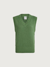 Load image into Gallery viewer, VARLEY ANTONELLA KNIT VEST - ENGLISH IVY
