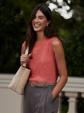 Load image into Gallery viewer, VARLEY HAZEN KNIT TANK - APRICOT BRANDY
