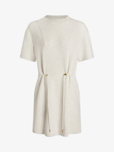 VARLEY MAPLE DRESS - IVORY MARL