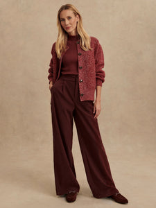VARLEY FLORIS WIDE LEG 29.5" - DECADENT CHOCOLATE