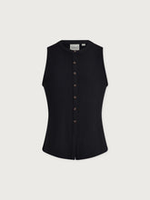 Load image into Gallery viewer, VARLEY LATIA BUTTON-THROUGH TANK - BLACK
