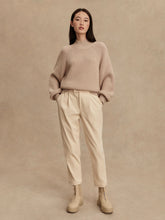 Load image into Gallery viewer, VARLEY MARTINA HIGH-NECK RIB KNIT - CEMENT
