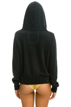 Load image into Gallery viewer, AVIATOR NATION 5 STRIPE HOODIE - CHARCOAL
