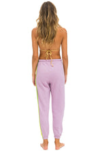 Load image into Gallery viewer, AVIATOR NATION 5 STRIPE SWEATPANTS - MAUVE // PINK // GREEN
