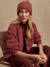 Load image into Gallery viewer, VARLEY PATRICIA RIB CARDIGAN - RED FLECKED
