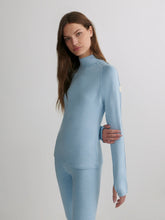 Load image into Gallery viewer, VARLEY ALWAYS WARM MOCK-NECK BASELAYER - GLACIER MARL
