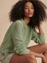 Load image into Gallery viewer, VARLEY HAINS KNIT CREW - SNOW SAGE
