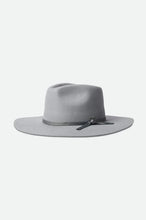 Load image into Gallery viewer, BRIXTON COHEN COWBOY HAT - LIGHT GREY
