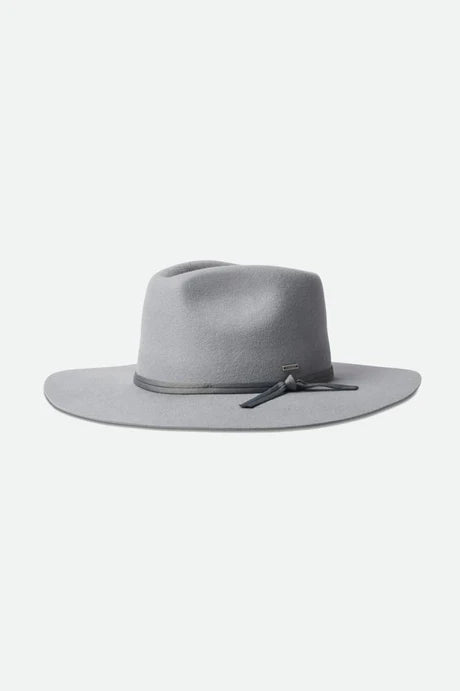 BRIXTON COHEN COWBOY HAT - LIGHT GREY