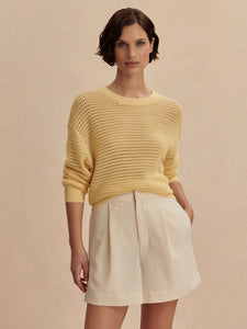 VARLEY KERSHAW SWEAT - SOFT SUNLIGHT