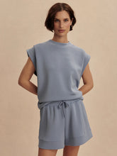 Load image into Gallery viewer, VARLEY ATRIUM HIGH-RISE SHORT 4.5&quot; - RAIN BLUE
