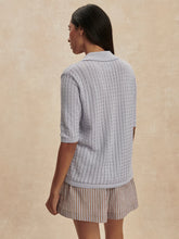 Load image into Gallery viewer, VARLEY MADELENE KNIT SHIRT - PALE IRIS
