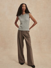 Load image into Gallery viewer, VARLEY HAZEN KNIT TANK - GREY MELANGE
