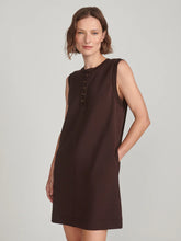 Load image into Gallery viewer, VARLEY ELBA TANK MINI DRESS - COFFEE BEAN
