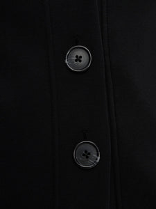 VARLEY CELESTE BUTTON THROUGH SWEAT - BLACK