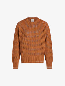 VARLEY FOX KNIT SWEATER - ALMOND