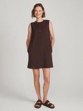 Load image into Gallery viewer, VARLEY ELBA TANK MINI DRESS - COFFEE BEAN
