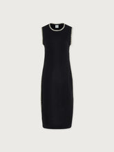 Load image into Gallery viewer, VARLEY DWIGHT TANK KNIT MIDI DRESS - BLACK/WHITE
