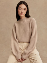 Load image into Gallery viewer, VARLEY MARTINA HIGH-NECK RIB KNIT - CEMENT
