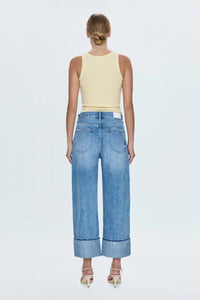 PISTOLA RYDER HIGH RISE CUFFED JEAN - ABROAD VINTAGE