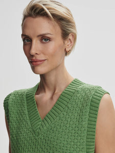VARLEY ANTONELLA KNIT VEST - ENGLISH IVY