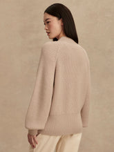Load image into Gallery viewer, VARLEY MARTINA HIGH-NECK RIB KNIT - CEMENT
