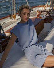 Load image into Gallery viewer, VARLEY OTIS SLEEVELESS SWEAT - RAIN BLUE
