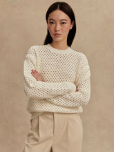 Load image into Gallery viewer, VARLEY GRADY BOUCLE KNIT SWEATER - COCONUT MILK
