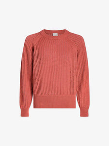 VARLEY CLAY KNIT SWEAT - MINERAL RED