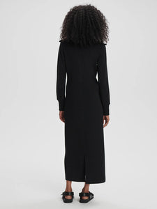 VARLEY ALEXIS MIDI DRESS - BLACK