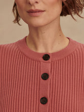 Load image into Gallery viewer, VARLEY MICHA SHORT SLEEVE CARDIGAN - MAUVEWOOD
