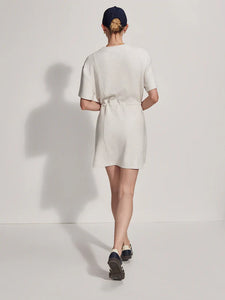 VARLEY MAPLE DRESS - IVORY MARL