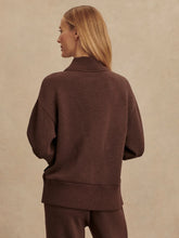 Load image into Gallery viewer, VARLEY SALLY HALF-ZIP SWEAT - COFFEE BEAN MARL
