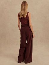 Load image into Gallery viewer, VARLEY FLORIS WIDE LEG 29.5&quot; - DECADENT CHOCOLATE
