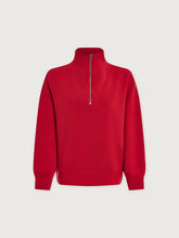 Load image into Gallery viewer, VARLEY HAWLEY HALF-ZIP SWEAT - RED MARL
