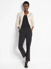Load image into Gallery viewer, NIC+ZOE ZIP FRONT MESH CARDIGAN - CLASSIC CREAM
